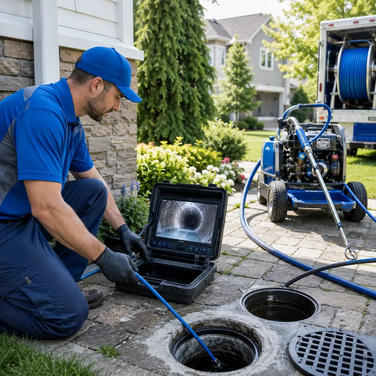 Outdoor drain cleaning professionals serving Union Hill, IL